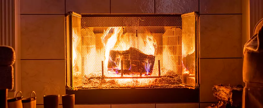 Mendota Hearth Landscape Fireplace Installation in Norwalk, Ohio